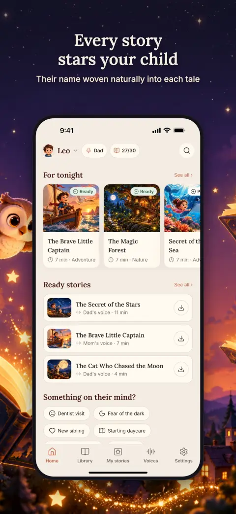 Every story stars your child