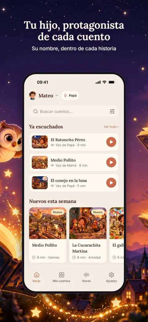 Tu hijo, protagonista de cada cuento