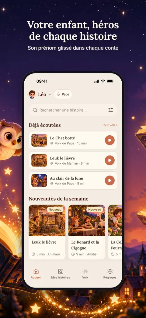 Votre enfant, héros de chaque histoire