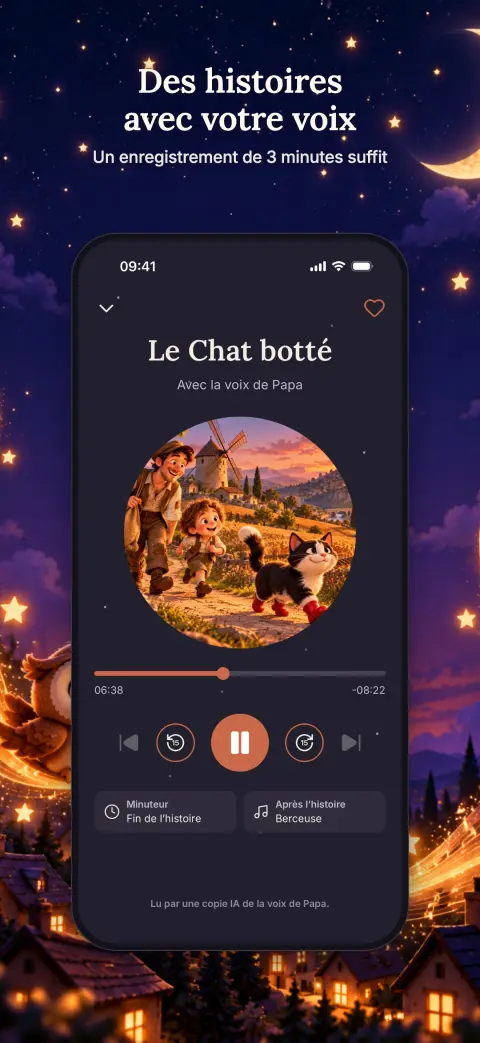 Des histoires avec votre voix