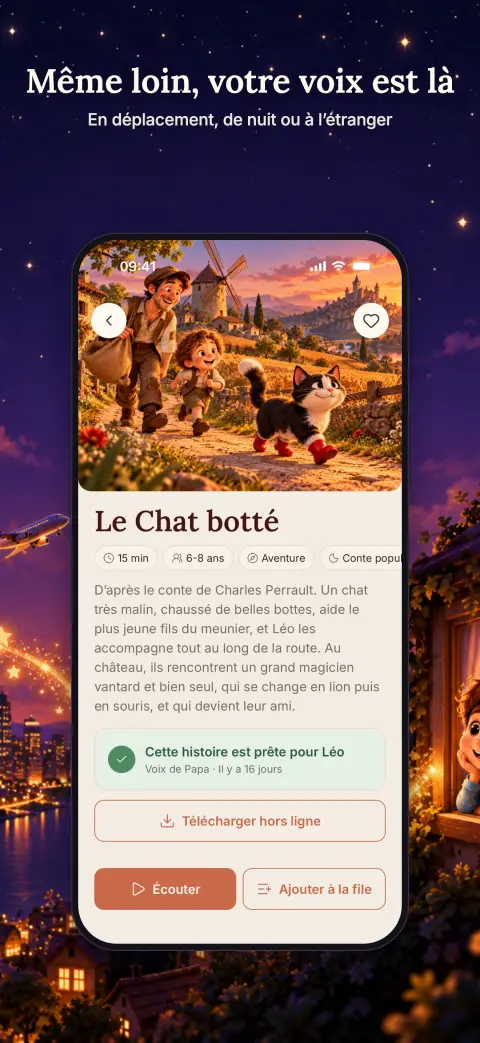 Même loin, votre voix est là