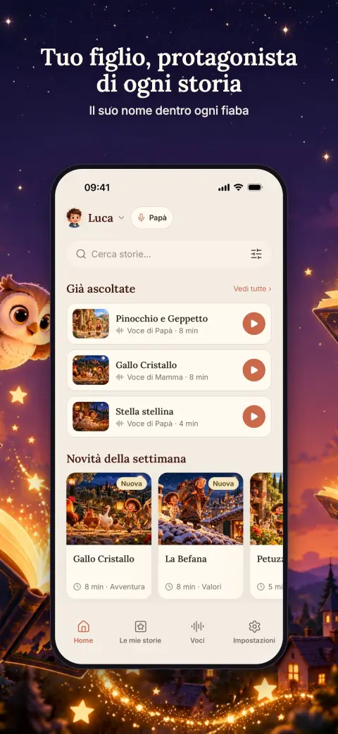 Tuo figlio, protagonista di ogni storia