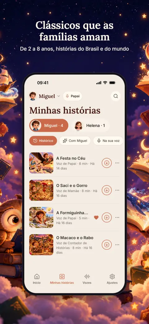 Clássicos que as famílias amam