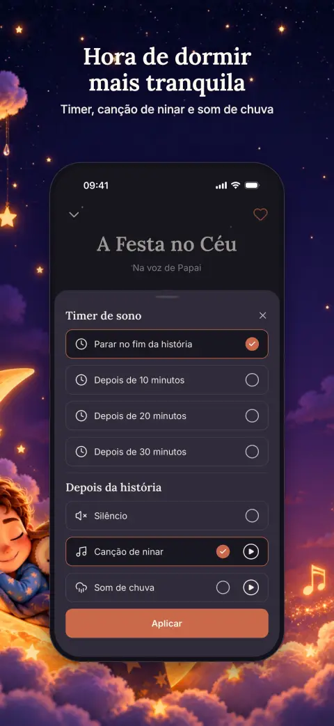 Hora de dormir mais tranquila