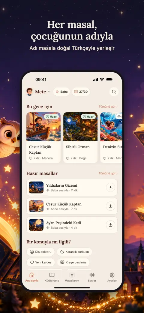 Her masal, çocuğunun adıyla