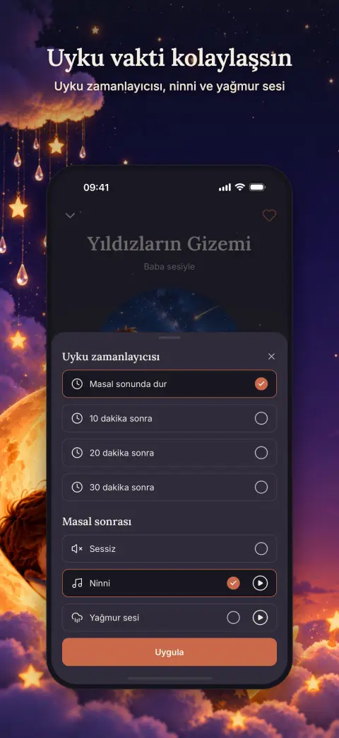 Uyku vakti kolaylaşsın